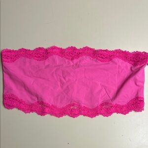 SKIMS Vibrant Pink Lace Bandeau